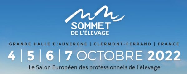 Rendez-vous au Sommet de l’Élevage 2022 …